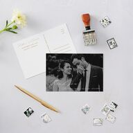 Classic Landscape Thank You Postcards Marigold