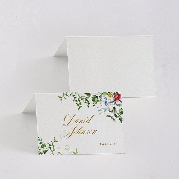 Opulent Garden Place Cards Scottish Green Signature
