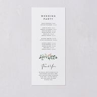 Rustic Arch Wedding Programs Forest Signature