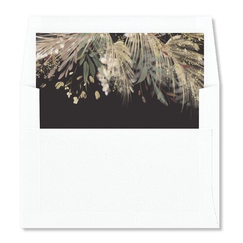 Ethereal Pampas Standard Envelope Liners Charcoal Standard