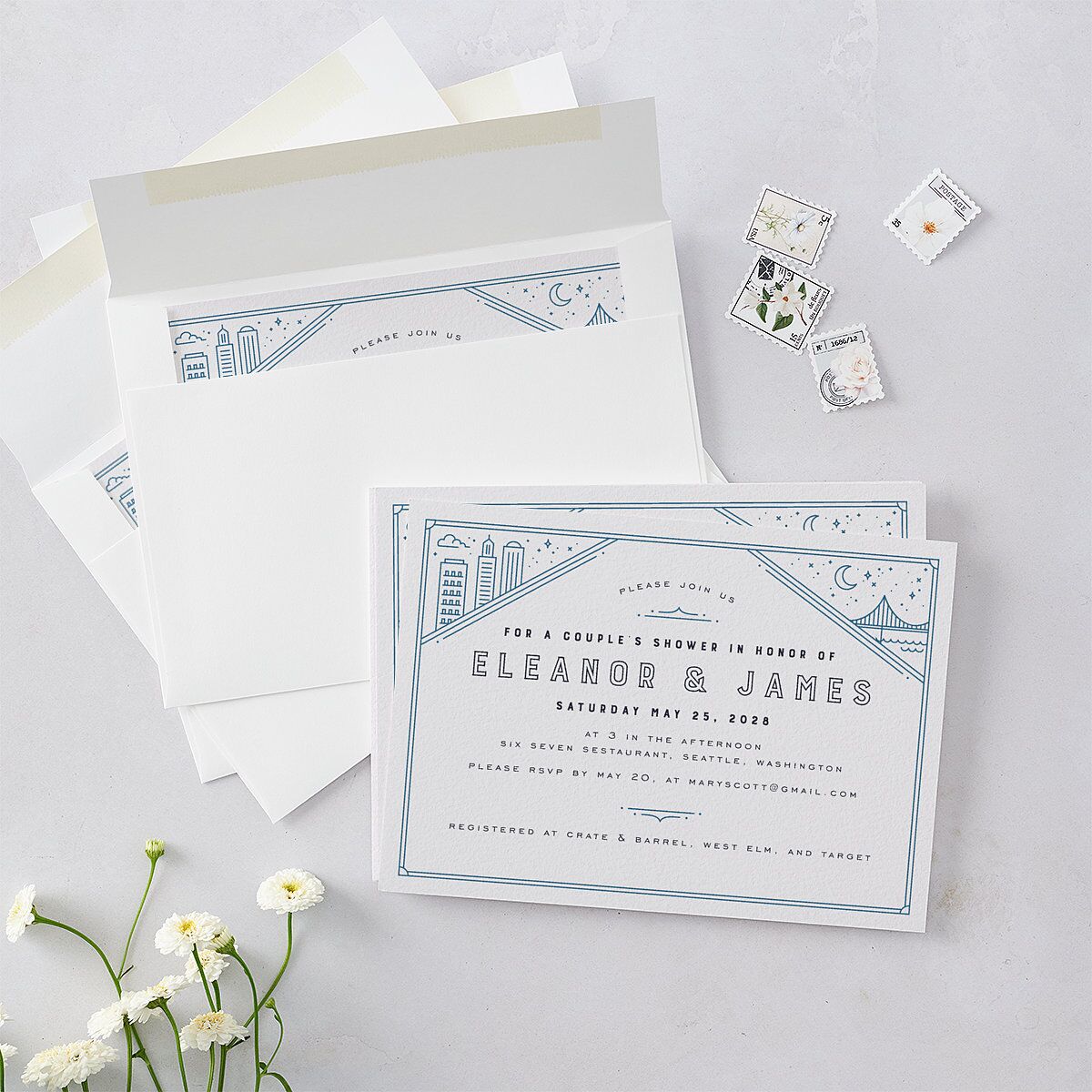 Iconic City Bridal Shower Invitations — view 5