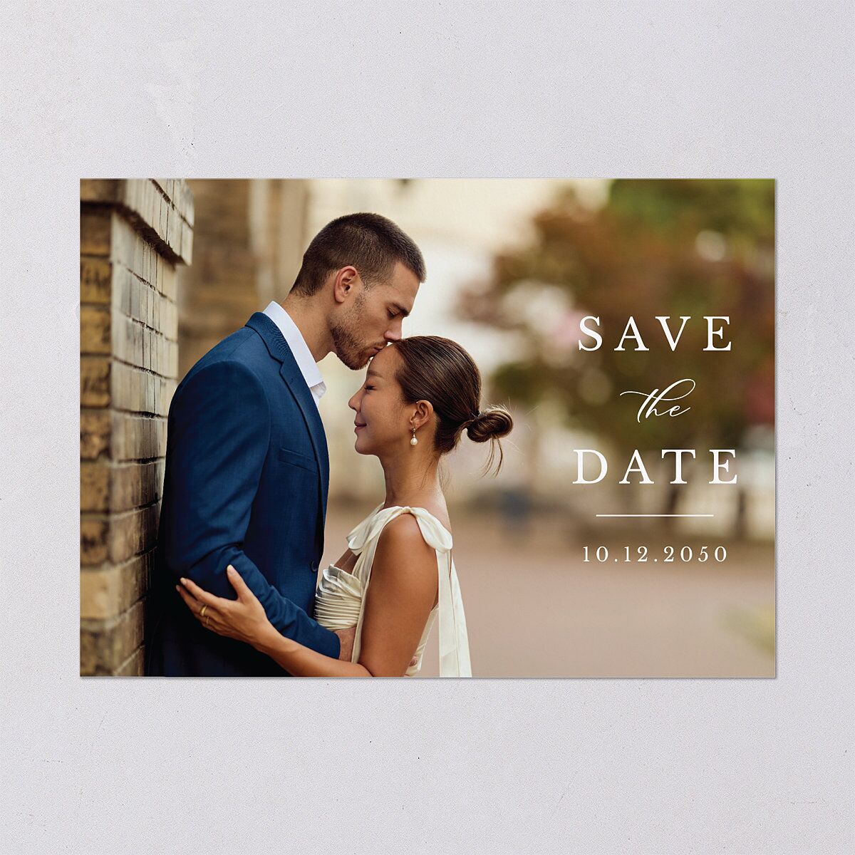 Eucalyptus Frame Save The Date Cards — view 2
