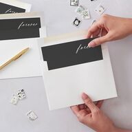 Vertical Names Envelope Liners Standard Licorice Liner