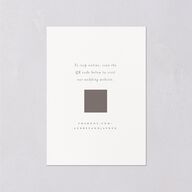 Minimal Wildflower Wedding Response Cards Gold Off-White Signature Standard