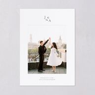 Elegant Floral Wedding Invitations Lilac Signature Blank Standard No