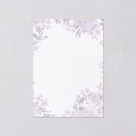 Monochrome Blooms Wedding Enclosure Cards Gold Sheer Lilac Signature Standard