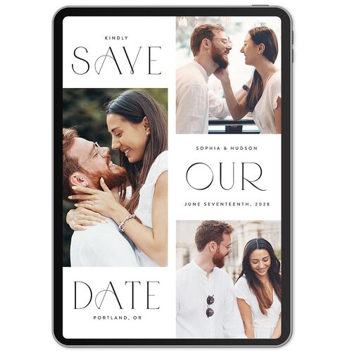 Beloved Union Digital Save the Date Cards Ocean Linen Lets Celebrate Standard