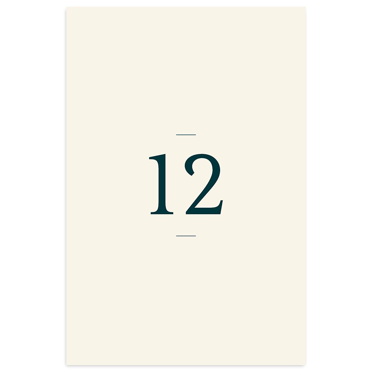 Palm Tree Icon Table Numbers