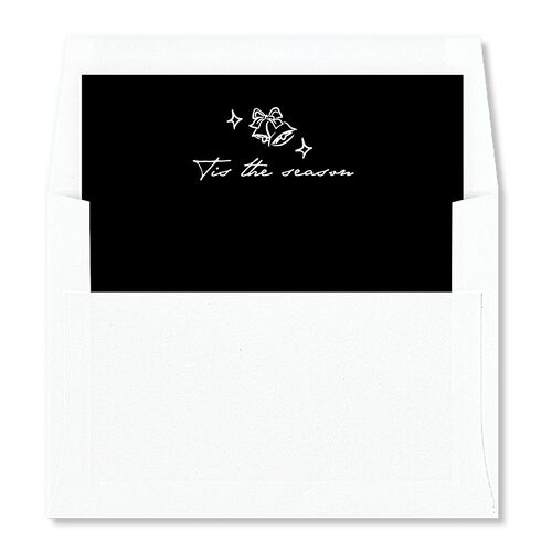 Hand Drawn Christmas Tree Envelope Liners Midnight Standard