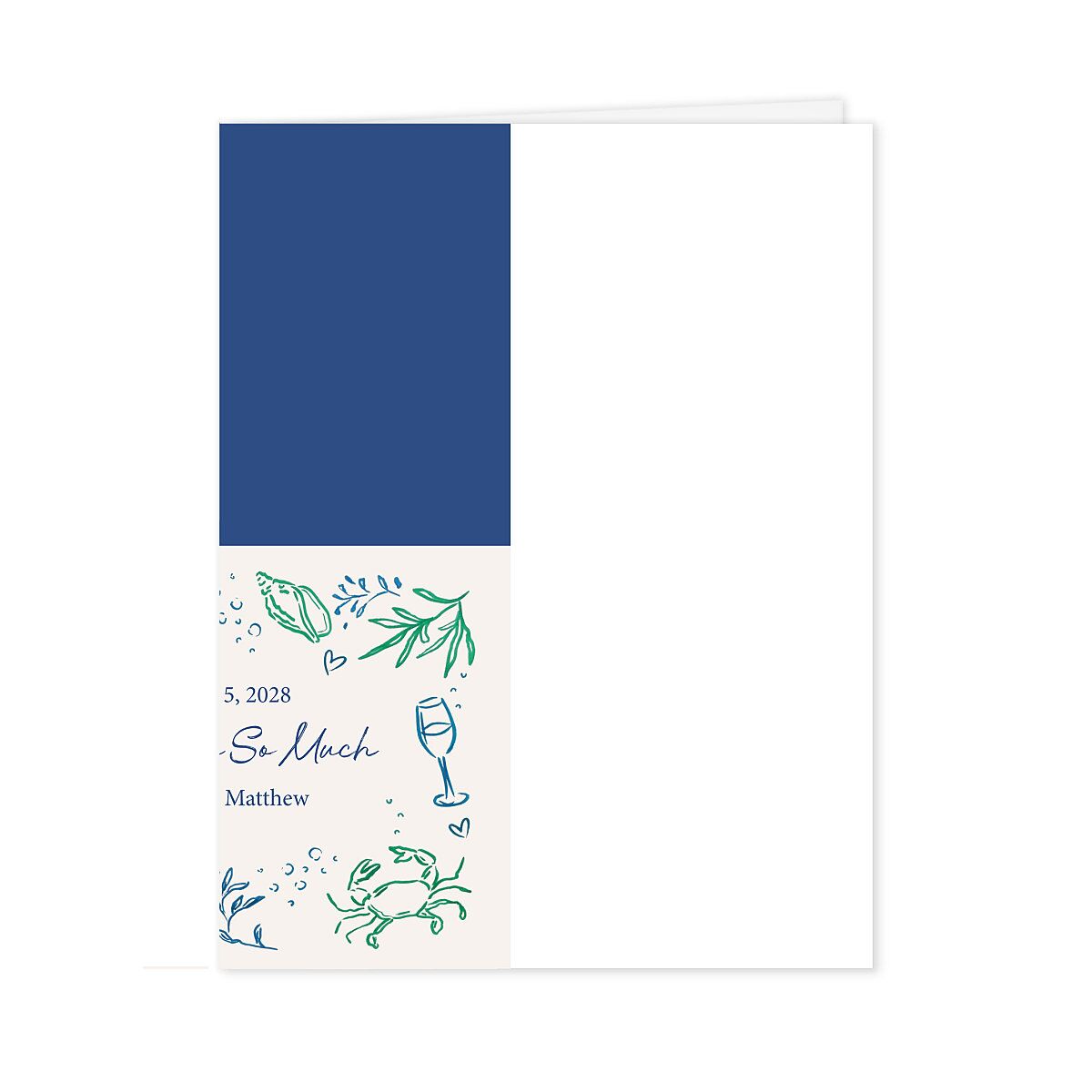 Nautical Border Thank You Cards