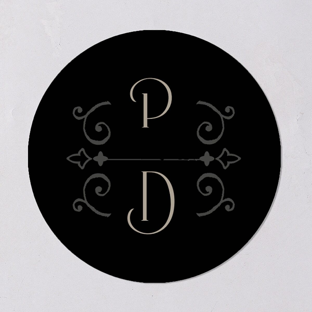 Gothic Gate Wedding Stickers Licorice
