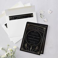 Written In The Stars Wedding Invitations Gold Midnight Signature Blank No Standard