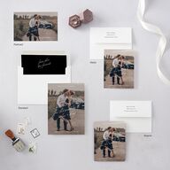 Scripted Announcement Save The Date Magnets Licorice Magnet Paper