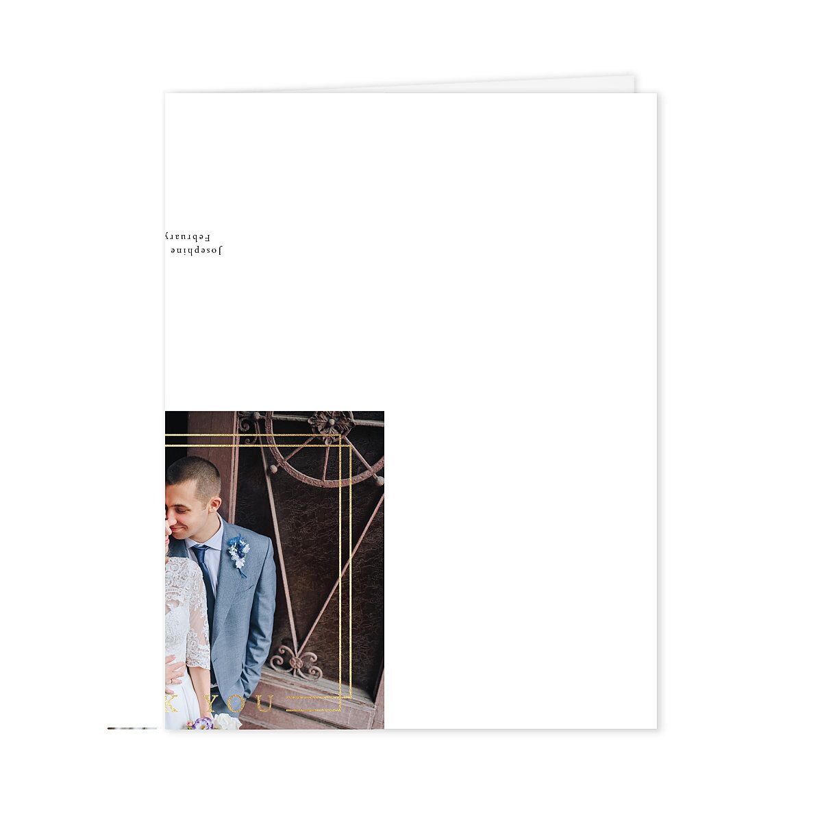 Double Frame Thank You Cards