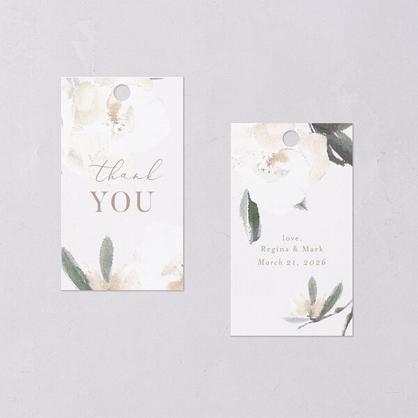 Elegant Garden Favor Gift Tags Thyme Signature