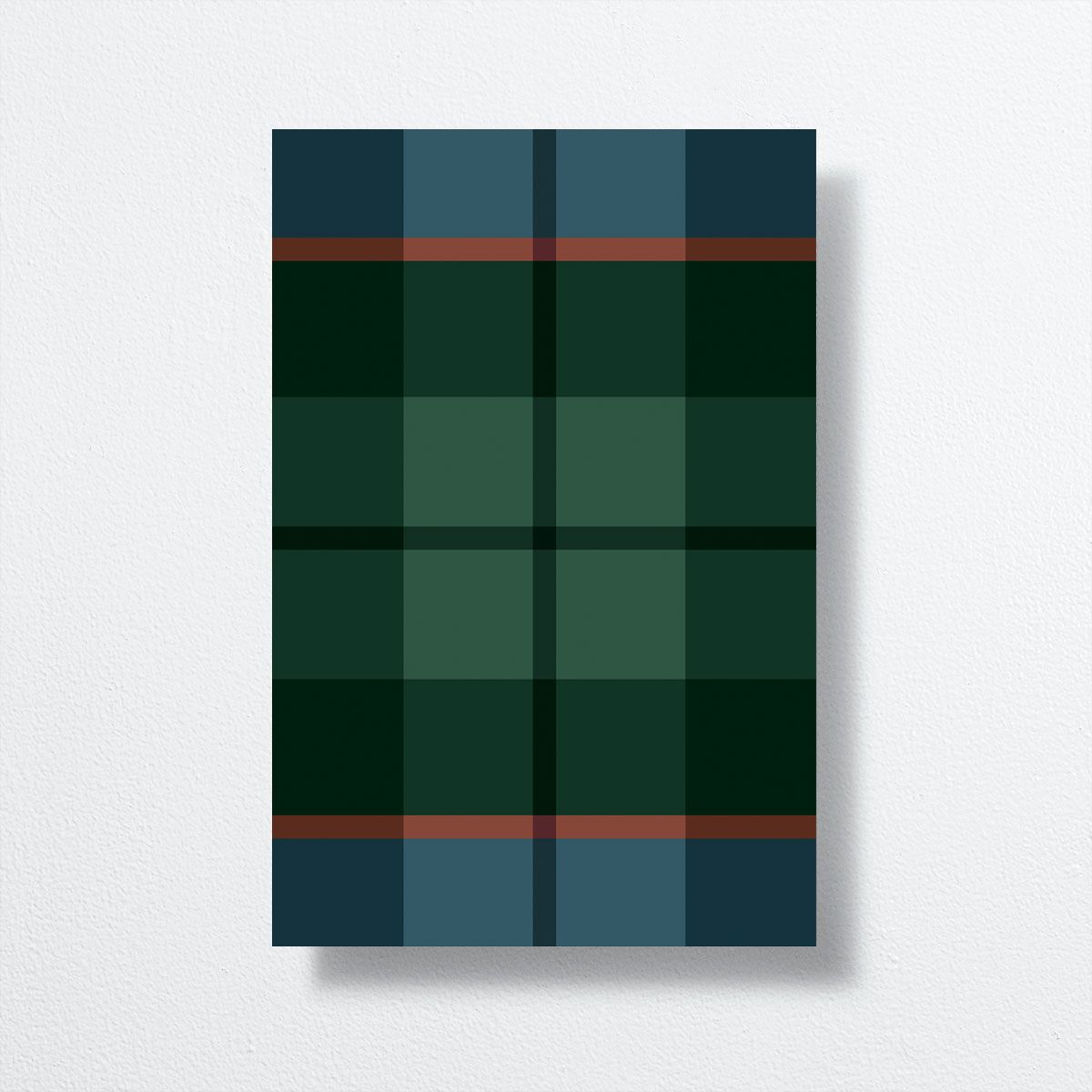 Tartan Crest Table Numbers Moody Blue Signature