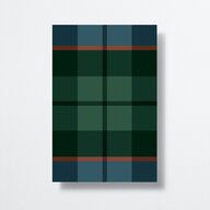 Tartan Crest Table Numbers Moody Blue Signature