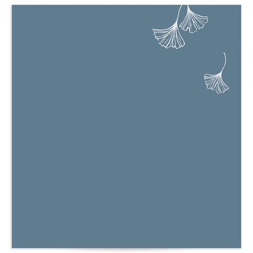 Ginkgo Leaves Envelope Liners Standard Regency Blue