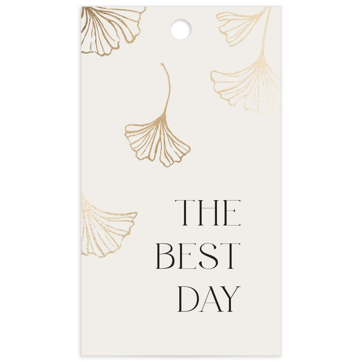 Ginkgo Leaves Favor Gift Tags