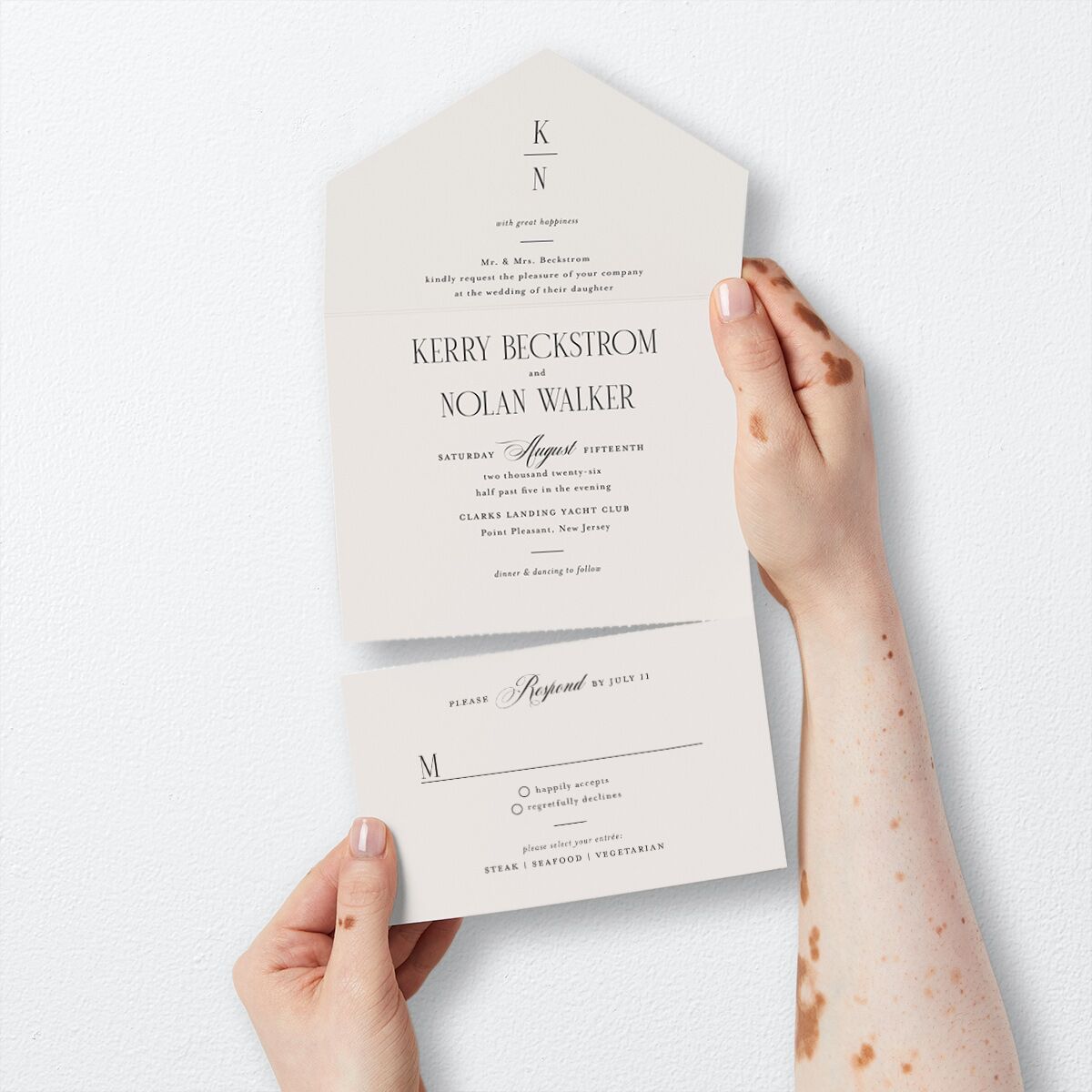 The Knot - Cosmopolitan All-in-One Wedding Invitations