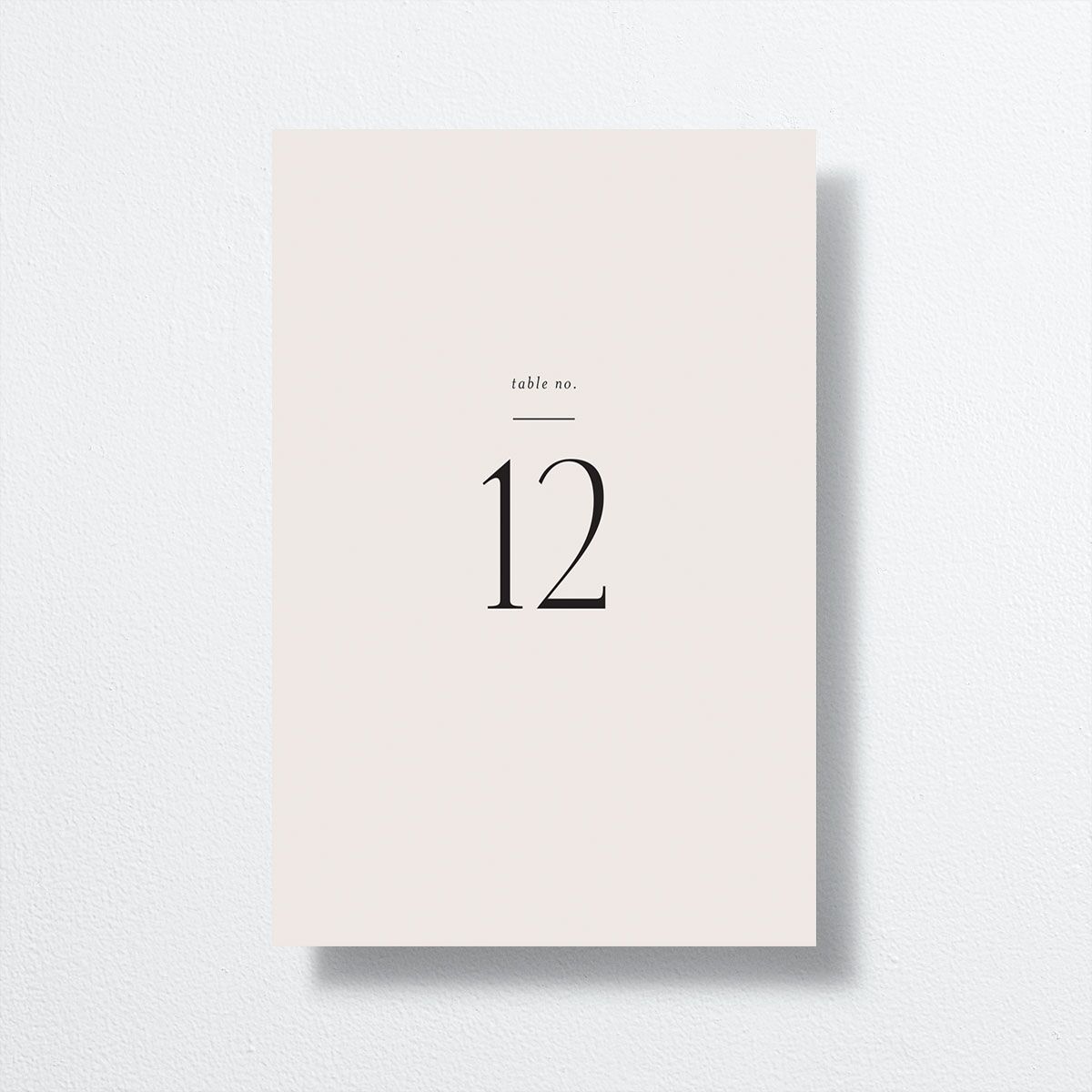 Cosmopolitan Table Numbers Champagne Signature