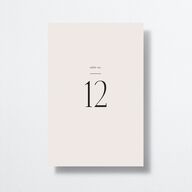 Cosmopolitan Table Numbers Champagne Signature