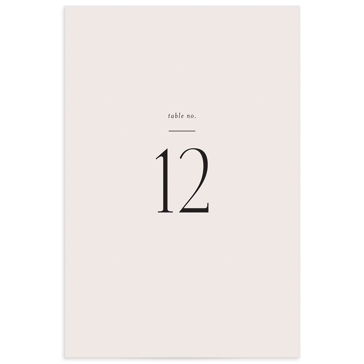 Cosmopolitan Table Numbers