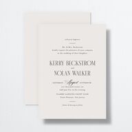Cosmopolitan Wedding Invitations Champagne Signature No Standard