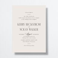 Cosmopolitan Wedding Invitations Champagne Signature No Standard