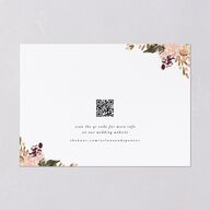 Moody Romance Save the Date Cards Gold Midnight Signature smooth Blank No Standard