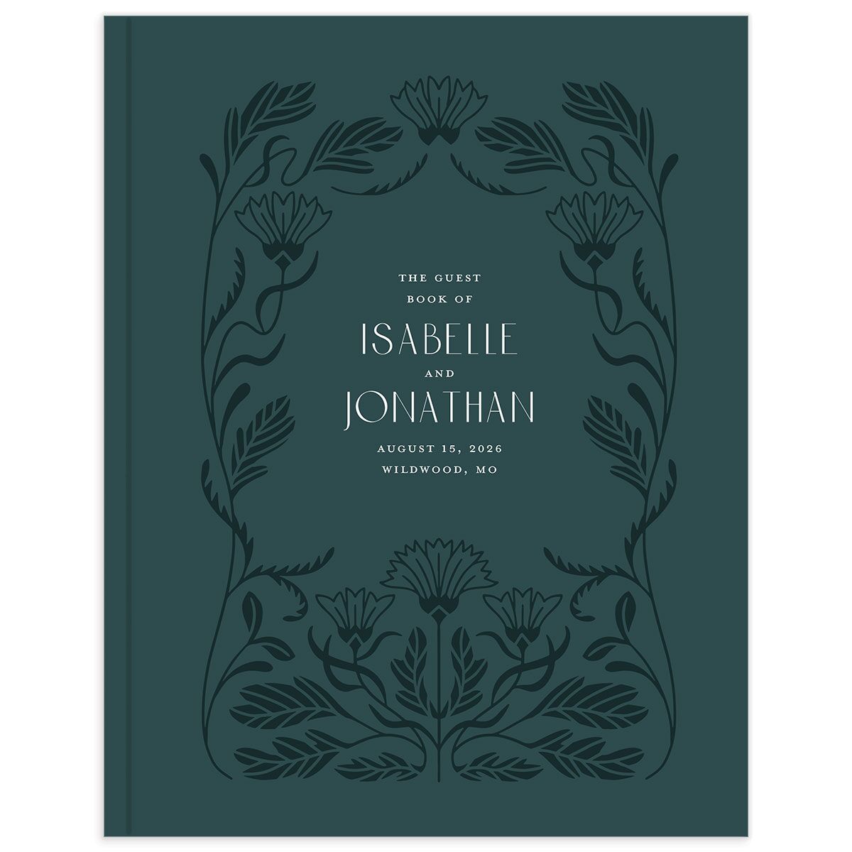 Elegant Nouveau Guest Books