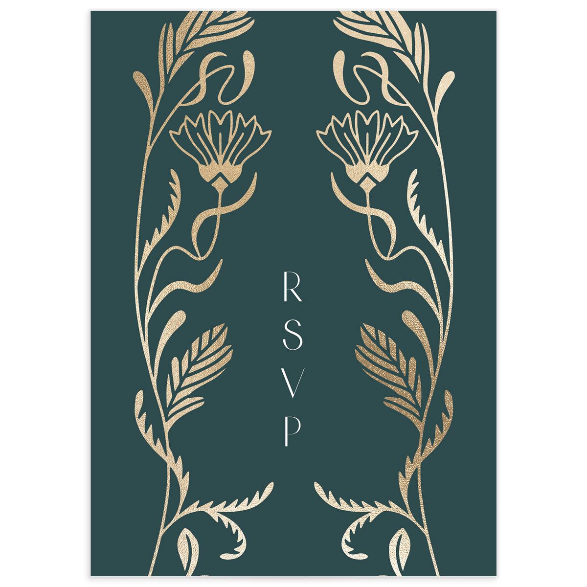Elegant Nouveau Wedding Response Cards