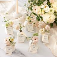 Western Tapestry Favor Gift Tags Linen Signature