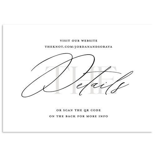 Overlay Wedding Event Detail Cards Licorice Signature Standard
