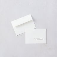 Minimal Calligraphy Wedding Response Cards Midnight Signature Standard