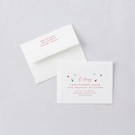 Instant Film Christmas Confetti Thank You Cards Ivory