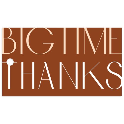 Real Talk Favor Gift Tags Chestnut Signature