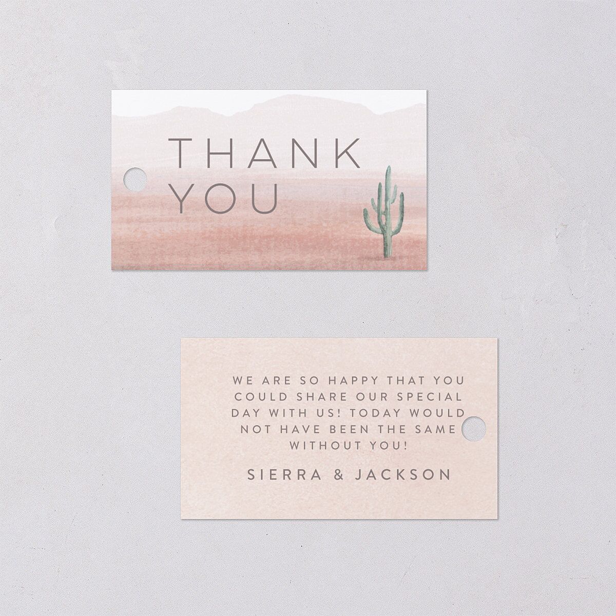 Painted Desert Favor Gift Tags — view 3