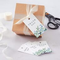In Bloom Favor Gift Tags Moody Blue Signature