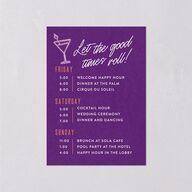 Las Vegas Love Wedding Enclosure Cards Pinot Signature
