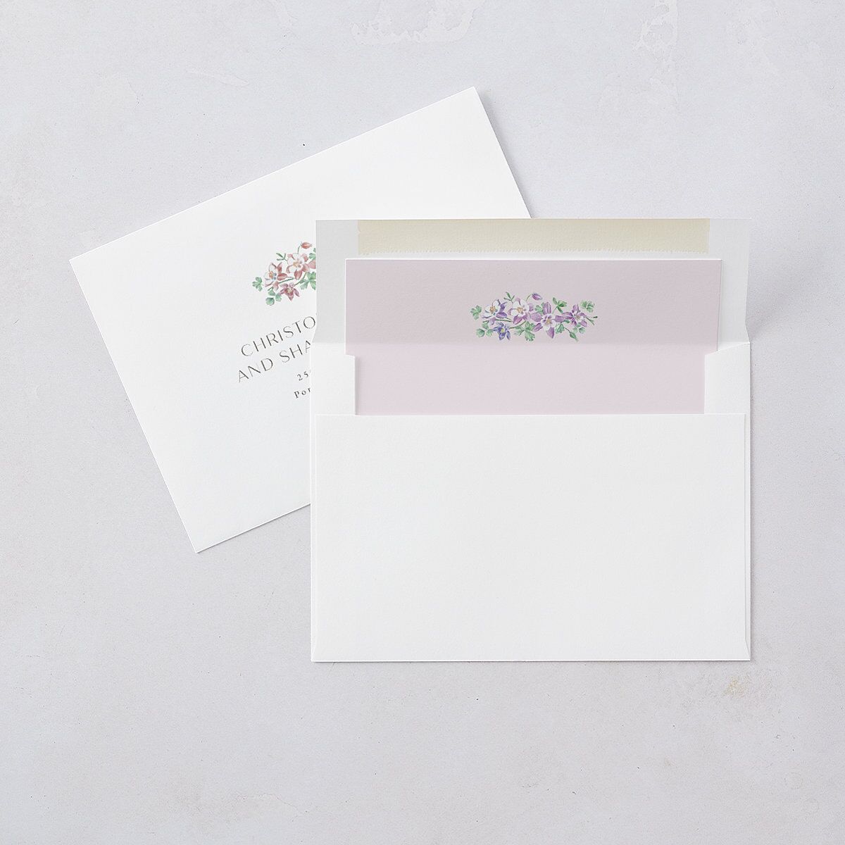Scenic Denver Colorado Wedding Invitations Peach Pink Signature Blank No