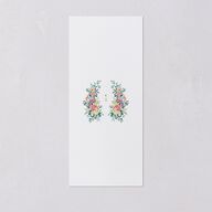 Glamorous Regency Garden Menus by Bridgerton Pure White Signature