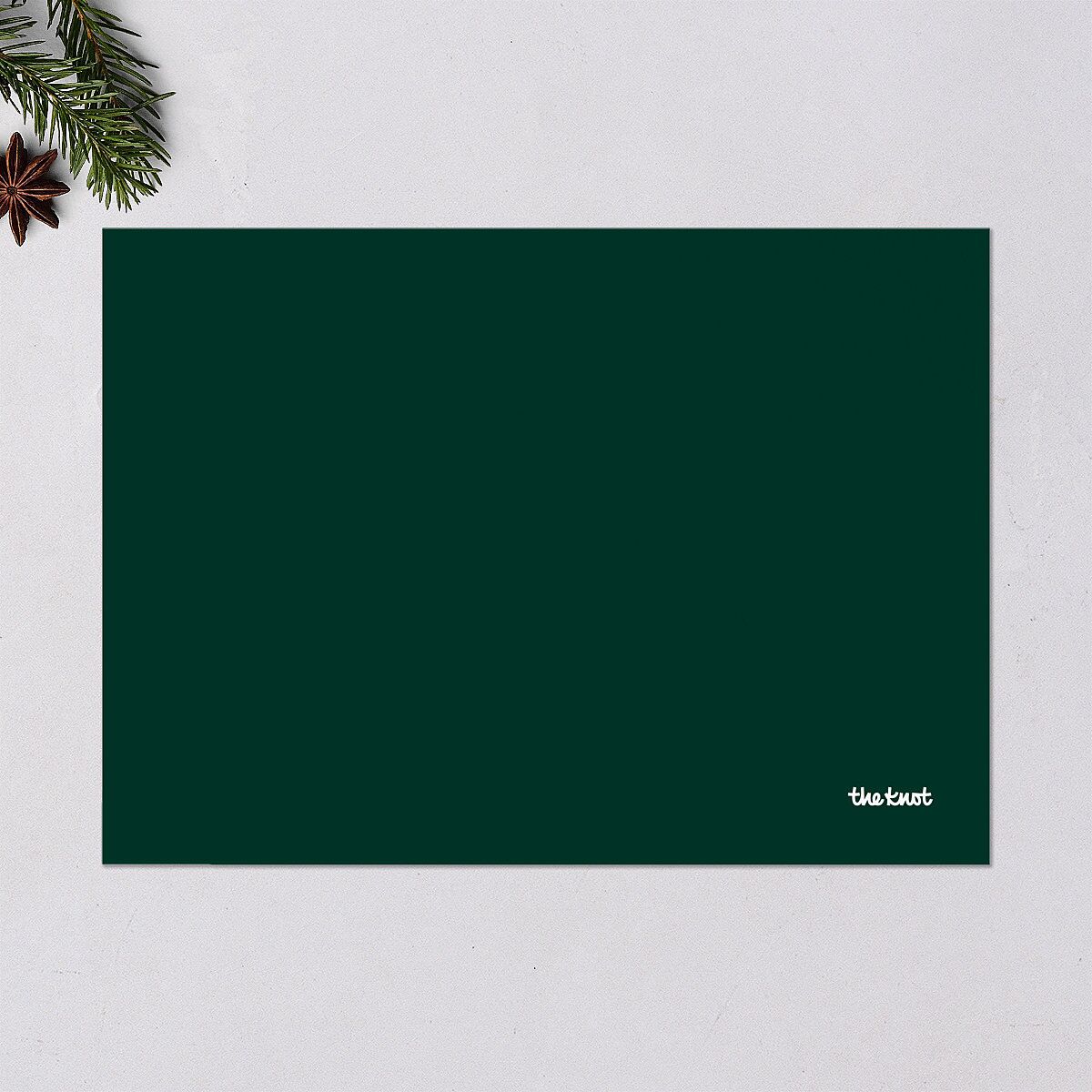 Sparkling Plaid Holiday Cards Gold Dark Green Signature Blank Standard Landscape