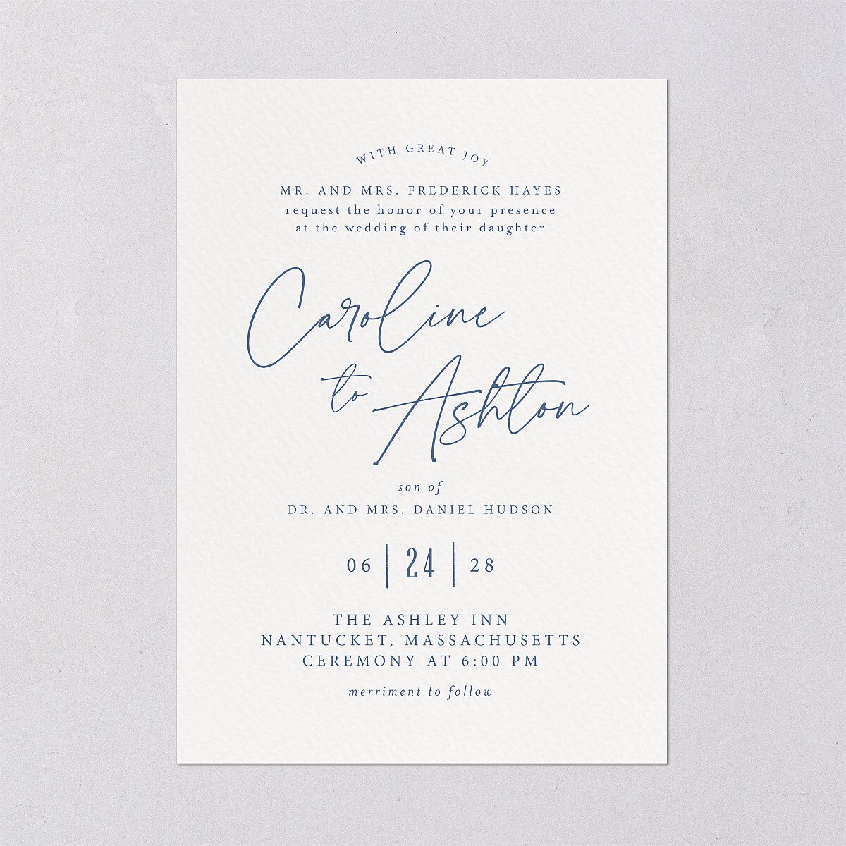 Coastal Love Wedding Invitations — view 2