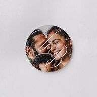 Vintage Flourish Coasters Pure White Cardboard Circle