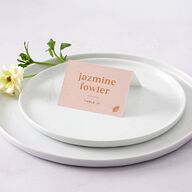 Beach Party Place Cards Pink Cotton Signature