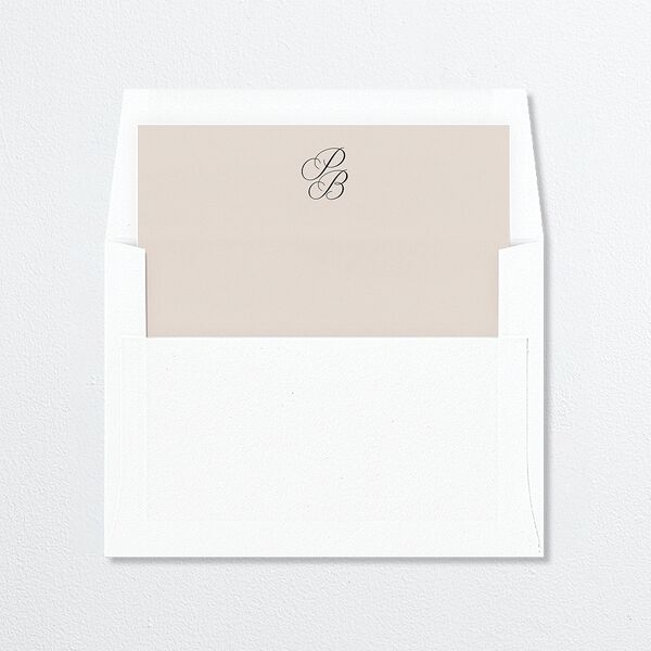 Vintage Script Envelope Liners Midnight Standard