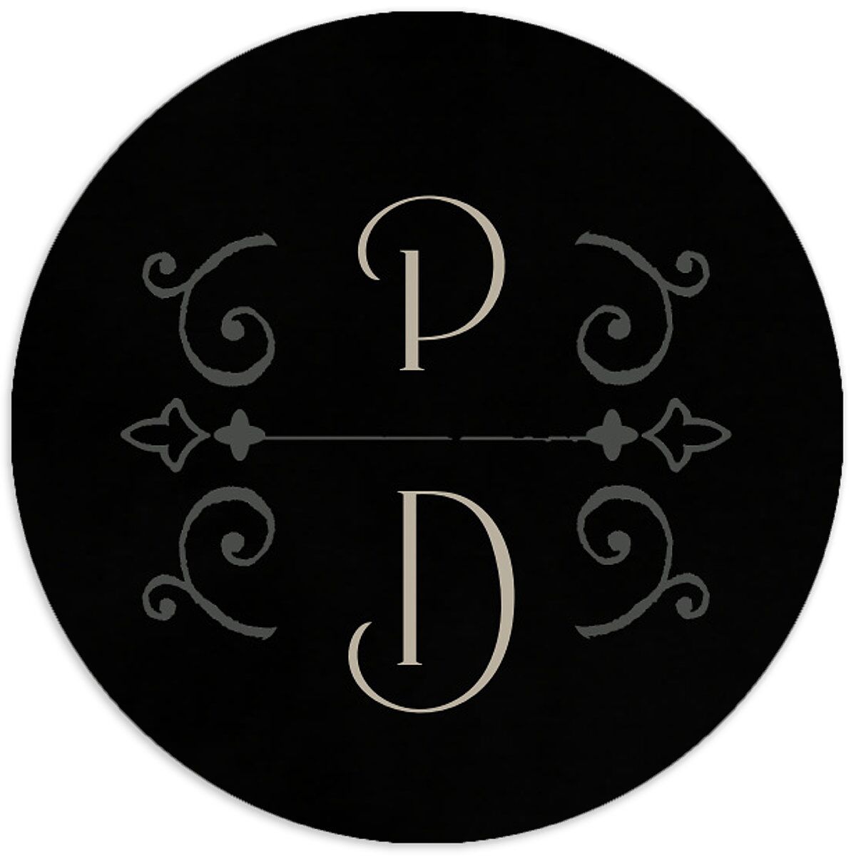 Gothic Gate Wedding Stickers