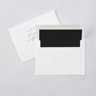 Refined Frame Wedding Invitations Gold Snow Signature Blank No Standard