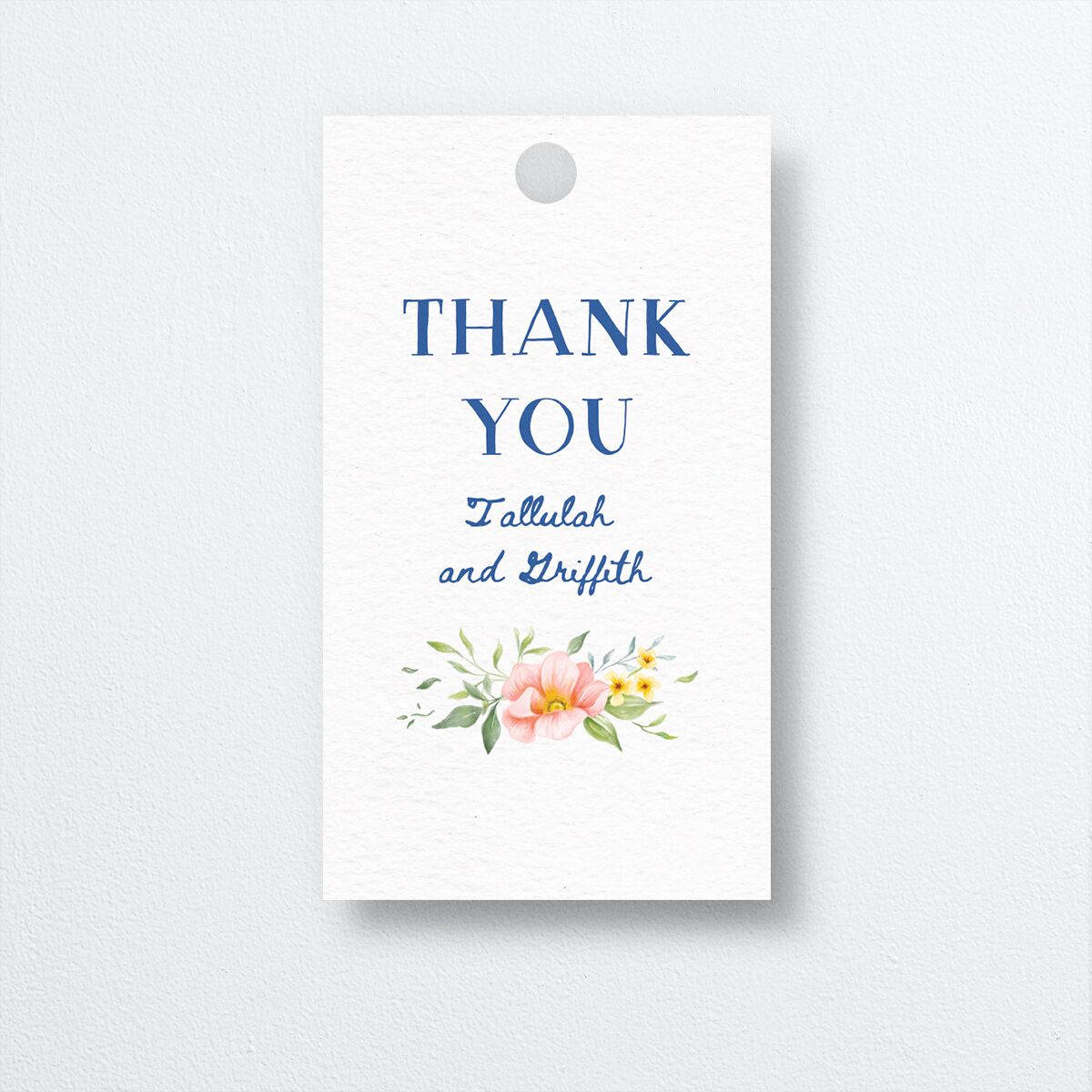 Countryside Crest Favor Gift Tags front